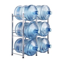 VEVOR 3 Tiers Water Jug Holder Double Row Water Bottle Rack for 6 Bottle... - $56.92