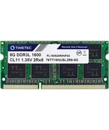 Timetec 8GB DDR3L / DDR3 1600MHz (DDR3L-1600) PC3L-12800 / PC3-12800(PC3... - £18.86 GBP