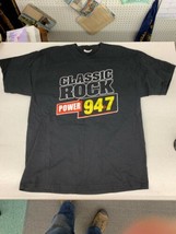 Vintage 80s Promo T-Shirt Rock Radio CLASSIC ROCK POWER 94.7 Sz LARGE - $79.99