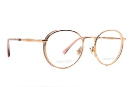 New Jimmy Choo JC301 Ddb Gold Copper Authentic Eyeglasses Frame Rx 51-20 - £128.67 GBP