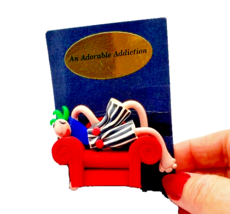 An Adorable Addiction Relaxed Handmade Pin NWT - $8.91