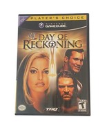 NINTENDO GAMECUBE WWE Day Of Reckoning Player&#39;s Choice Game 2004 CIB COM... - £18.35 GBP