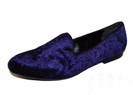 Schutz 655 Madison Woman&#39;s Velvet Purple Flat Shoes Size US 7 EU 38 - $82.87