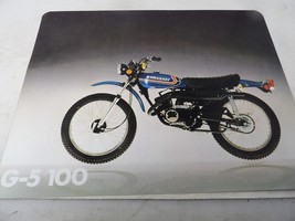 Kawasaki G-5 100cc ORIGINAL SALES BROCHURE - $333.85 MXN