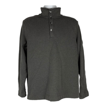 Van Heusen Men&#39;s 1/4 Button Turtleneck Pullover Sweater Size Large - £25.78 GBP