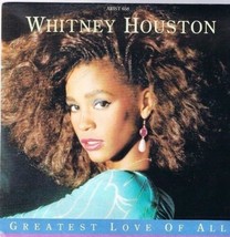 Whitney Houston Greatest Love Of All 45 rpm Side B Thinking About You Br... - £10.95 GBP