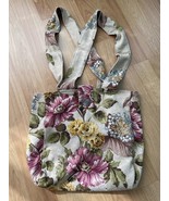 Floral Tapestry Boho Shoulder Bag Purse Crossbody Tote Overnight Bag Han... - $472.74 MXN