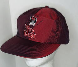 Fire Water Snapback Cap Vtg 80s 100 Proof Cinnamon Schnapps Burgundy Nyl... - $15.66