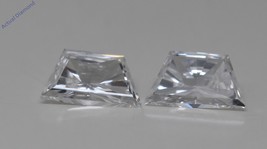 A Pair of Trapezoid Natural Mined Loose Diamonds (0.57 Ct E VS2) GIA  - £1,770.00 GBP