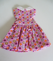 Modern Tagged Mary Hoyer Purple Print School Dress for 13&quot;-14&quot; Doll - £19.54 GBP