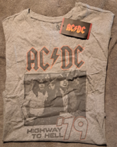 NWT AC/DC Rock Band Highway to to Hell Women&#39;s Graphic Tee T-Shirt Size XL - £14.96 GBP