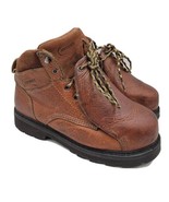 Hytest Safety Steel Toe Engineer Work Boots Mens 9.5 Brown - £63.08 GBP