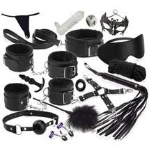 Bondage Set Largest Bdsm Set With 18 Pieces Perfect For Beginners And Experience - £28.76 GBP