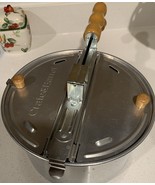 Crate and Barrel Stove-Top Crank-Style  Popcorn Popper - $20.00