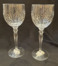 Waterford Crystal Newbury Wine Glasses Set of 2 NWT - $885.21 MXN