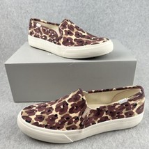 Keds Cheetah Womens Canvas Slip On Sneakers Size 6.5 Comfort Walking Casual New - £28.41 GBP