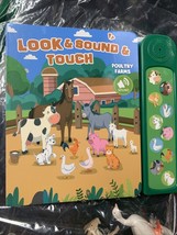 Farm animals, oys Interactive Sound Book for Kids 3-Book Figure Model 7pc - $9.78