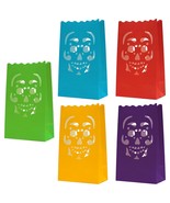 50 Pcs Day Of The Dead Luminary Bags, Halloween Luminary Bags, Flame Res... - £31.45 GBP