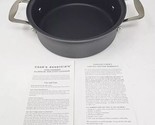 Cook&#39;s Essentials 3qt Heavy Gauge Hard Anodized Pot New No Lid U265 - $49.99
