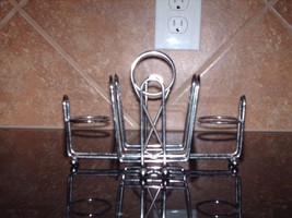 4 Vollrath Traex Sugar Packet &amp; Salt / Pepper Wire Serving Racks Chrome - $17.25