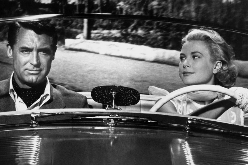 To Catch A Thief Cary Grant Grace Kelly in Sunbeam Alpine 18x24 Poster - $23.99