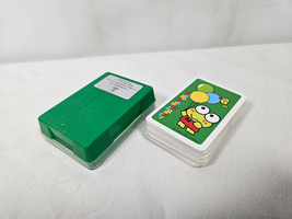 Vintage Sanrio Keroppi Mini Playing Cards 34125-8 Complete Set Green Cas... - $24.95