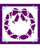 Wreath Stencil for Painting, Reusable Mylar Plastic, 5.5x5.5 inches - €12,76 EUR