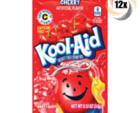 12x Packets Kool-Aid Cherry Caffeine Free Soft Drink Mix | Fast Shipping | - $9.77