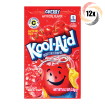 12x Packets Kool-Aid Cherry Caffeine Free Soft Drink Mix | Fast Shipping | - £7.67 GBP