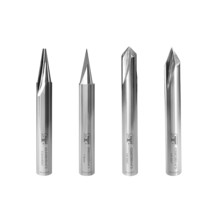 Set Of 4 Speed Tiger Icarve Carving Router Bits: 60 And 90 Degree V Groo... - $51.95