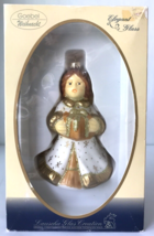 Goebel Hummel Glass Angel Christmas Ornament Mouth Blown Hand Decorated in Box - £15.32 GBP