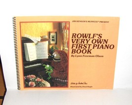 Rowlf&#39;s Very Own First Piano Book Jim Henson&#39;s Muppets 1983 Paperback - $14.99