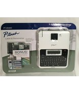 Brother P-Touch Label Maker Printer PT-2040C + TZe1231 Tapes + 6AA Batte... - $896.14 MXN