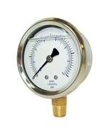 PIC Gauges 201L-208R Bottom Mount Pressure Gauge 2&quot; Dial 0-5000 psi - $27.70 CAD