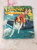 Vintage Children Stories Tell A Tale Books Whitman Lassie Finds A Friend - $9.99