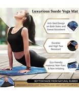 NEW Vixa Yoga Mat Gift Set with Booty Exercise Bands &amp; Knee Pads Ocean B... - $49.49