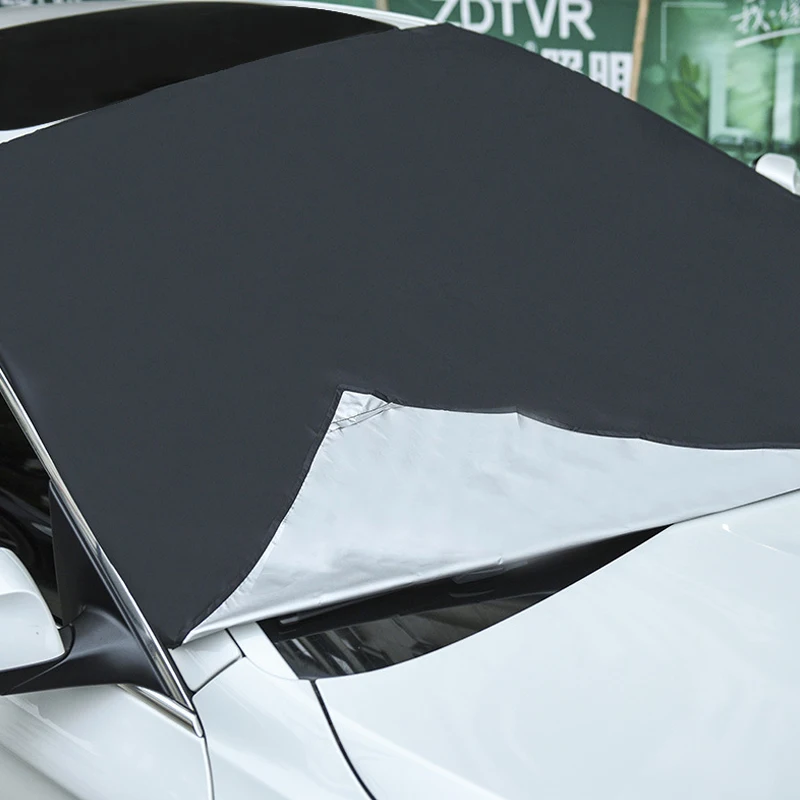Four Seasons Automobile Magnetic Sunshade Cover Car Windshield Sun Shade Water - £14.54 GBP