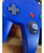 Official Nintendo 64 N64 Authentic Original Blue OEM NUS-005 Controller  - £22.09 GBP