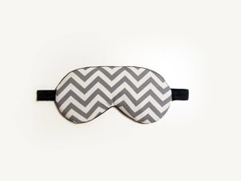 Eye sleep mask - Men eye mask - Organic cotton eye pillow - Grey White S... - $10.99