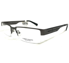 Alberto Romani Eyeglasses Frames AR 2004 GM Black Gunmetal Gray 54-18-140 - £44.50 GBP