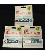 GE Flashbar 10 for Polaroid SX-70 Land Cameras Lot of 3 Unused NOS - $642.41 MXN