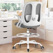 Razzor Drafting Chair Tall Ergonomic Office Chair With Adjustable, Light... - $142.97