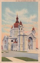 St. Paul Cathedral Minnesota MN 1940 East Grand Forks Fairfield ME Postcard C45 - £2.30 GBP