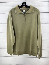 Tommy Bahama  Men&#39;s Long Sleeve Quarter 1/4 Zip Pullover‎ Sweater Size L... - $18.69