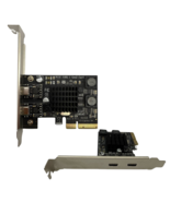 PCIe x4 to USB 3.1 USB-C Dual Port Expansion Adapter Card for PC Desktop... - $20.66