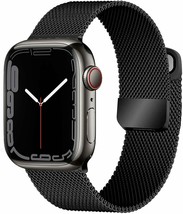 Magnetic Metal Milanese Loop Band Compatible with Apple Watch Band 42mm 44mm - £10.95 GBP