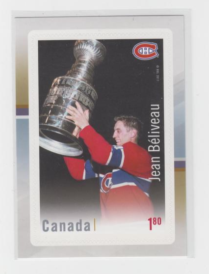 2017 Canada Post Montreal Canadiens Jean Beliveau $1.80 Stamp - $3.99