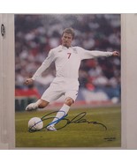 David Beckham Real Madrid Football AUTOGRAPHED Auto Signed Photo COA - $120.38