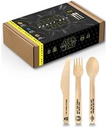 Star Wars Party Supplies &quot;May The Forks Be w You&quot; Disposable Wooden 45 P... - £21.30 GBP