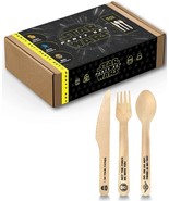 Star Wars Party Supplies &quot;May The Forks Be w You&quot; Disposable Wooden 45 P... - $27.09